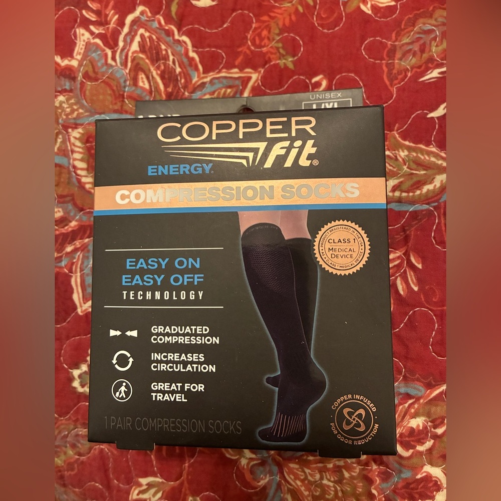 Energy Compression Socks - Black - UNISEX